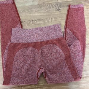 pink seamless leggings